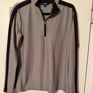 Ralph Lauren LRL Gray 1/4 Zip Pullover Large